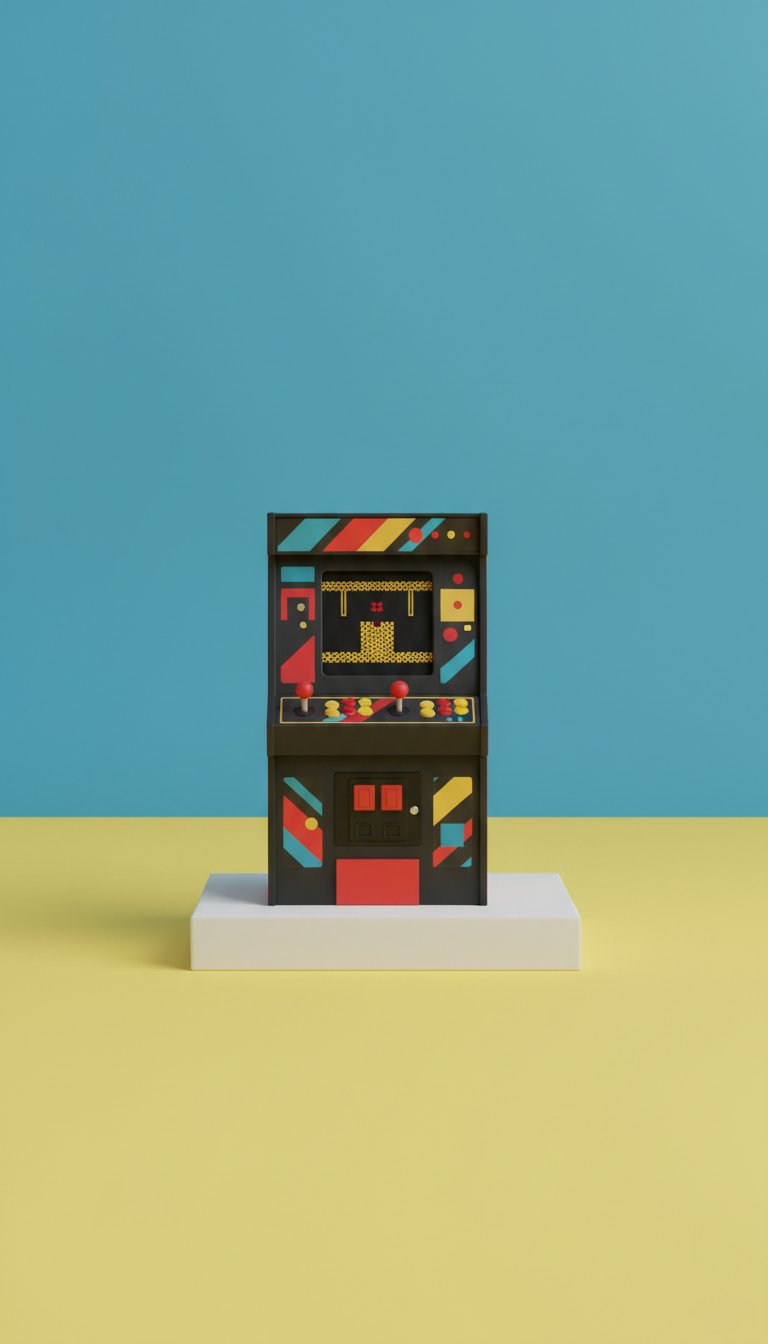Classic Arcade Mini Playset Authentic Decals